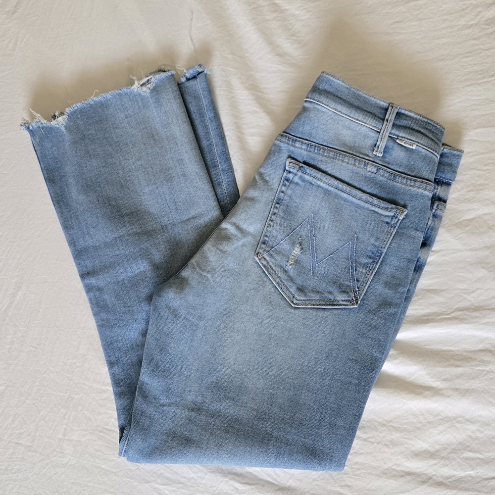 MOTHER The Hustler Ankle Chew Petal Plucker color sz 30